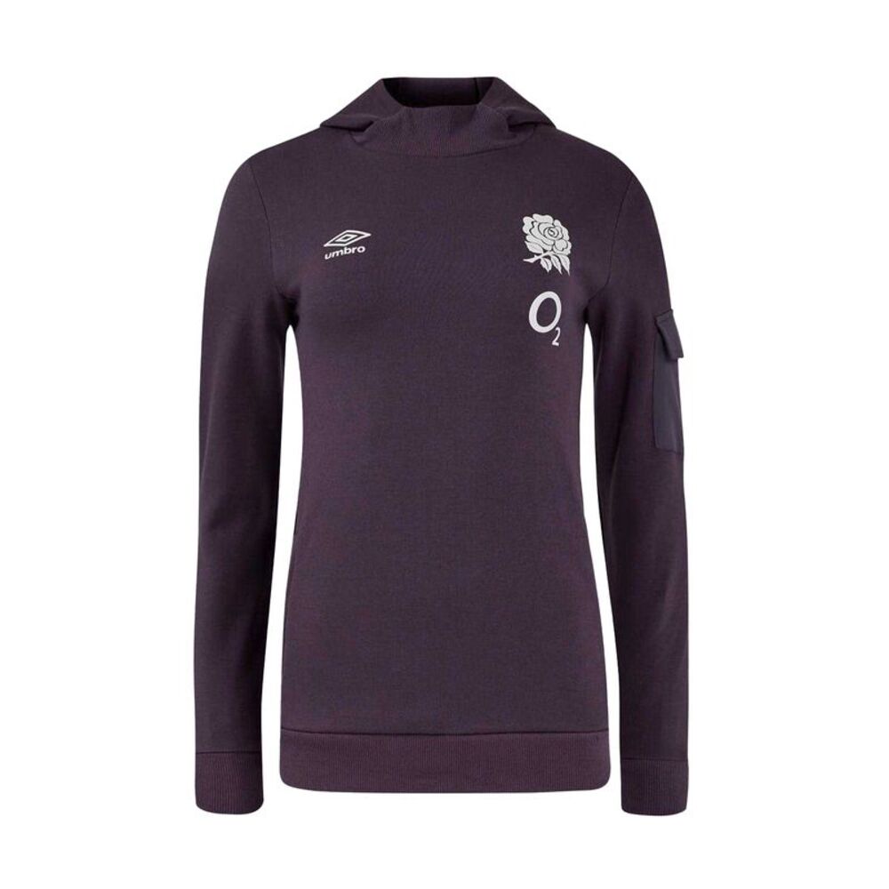 Umbro Mens 2024 England Rugby Long-Sleeved Hoodie / Nightshade